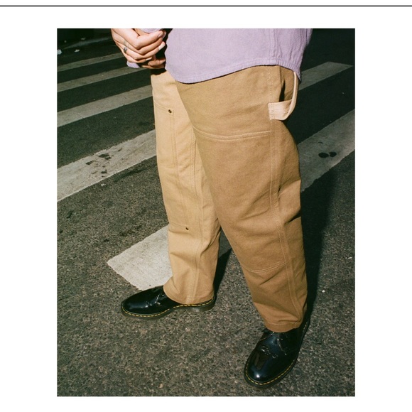 Only NY Double Knee Colorblock Work Pants - Tobacco - 30 Waist - Picture 6 of 7